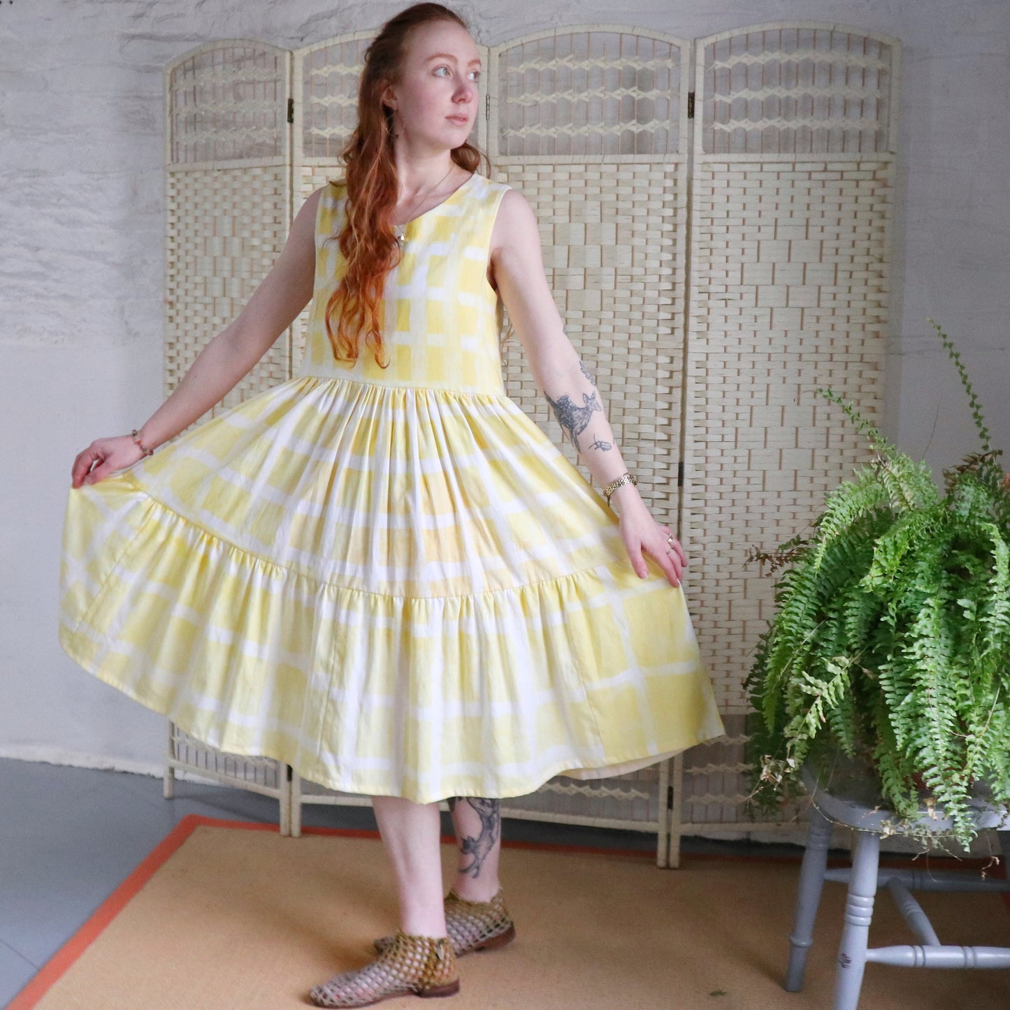Ready To Ship The Lily Dress (Lemon sherbet)