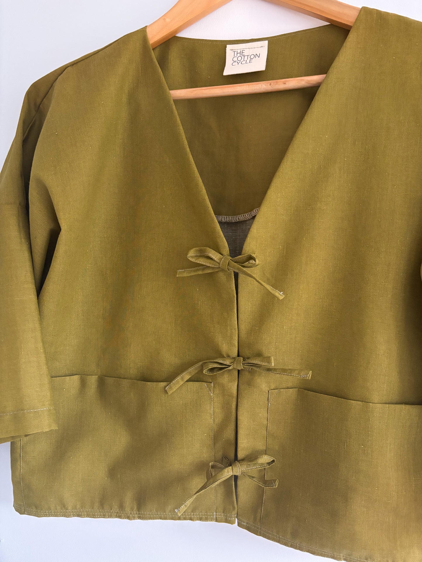 The Eden Blouse in Olive Size 12/14/16