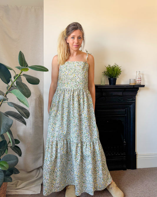 The Eden Dress In Ditsy. Sizes 6-20