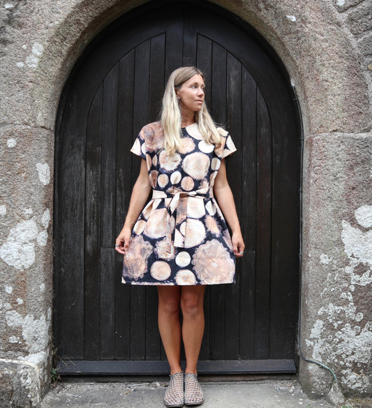 Wood Tunic Dress. Size 12-14- free size.