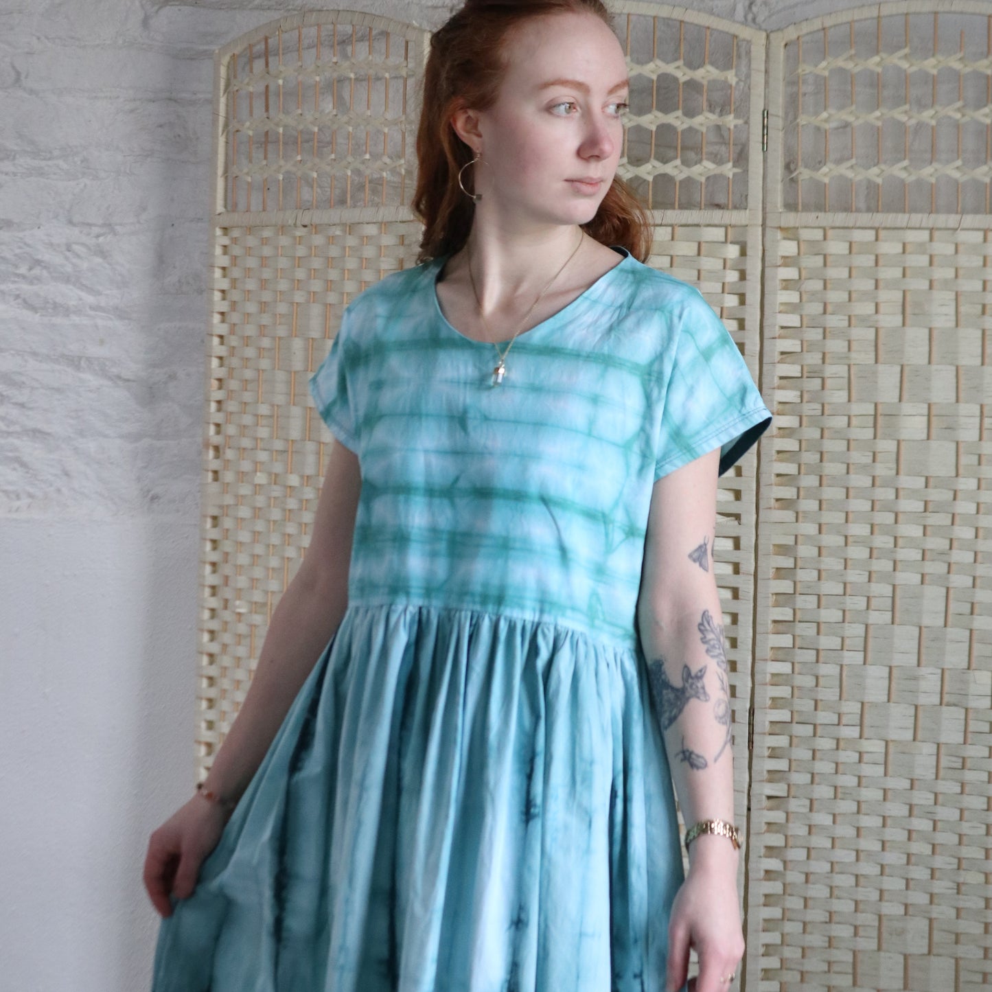 The Willow Dress In Sea Green Size Small (8-12)